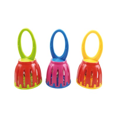 2018 hand bell plastic shaker for kids educational percussion toys